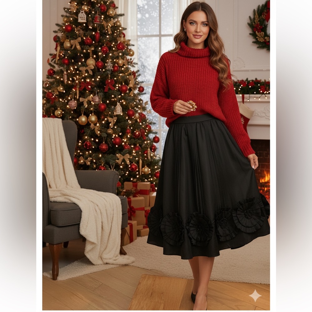 Etoile Black Fancy Skirt